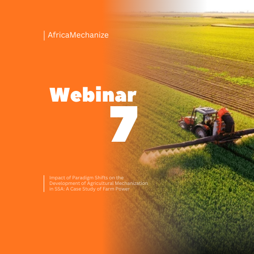 Webinar 7: Enhancing social sustainability and the roles of women and youth in  agricultural mechanization in Africa